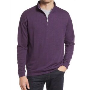 Peter Millar Men's Crown Comfort Interlock 1/4 Quarter Zip Pullover Sweater